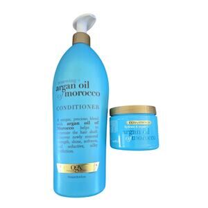 OGX Argan Oil of Morocco Conditioner 25.4oz + Mask Renewing Set - New